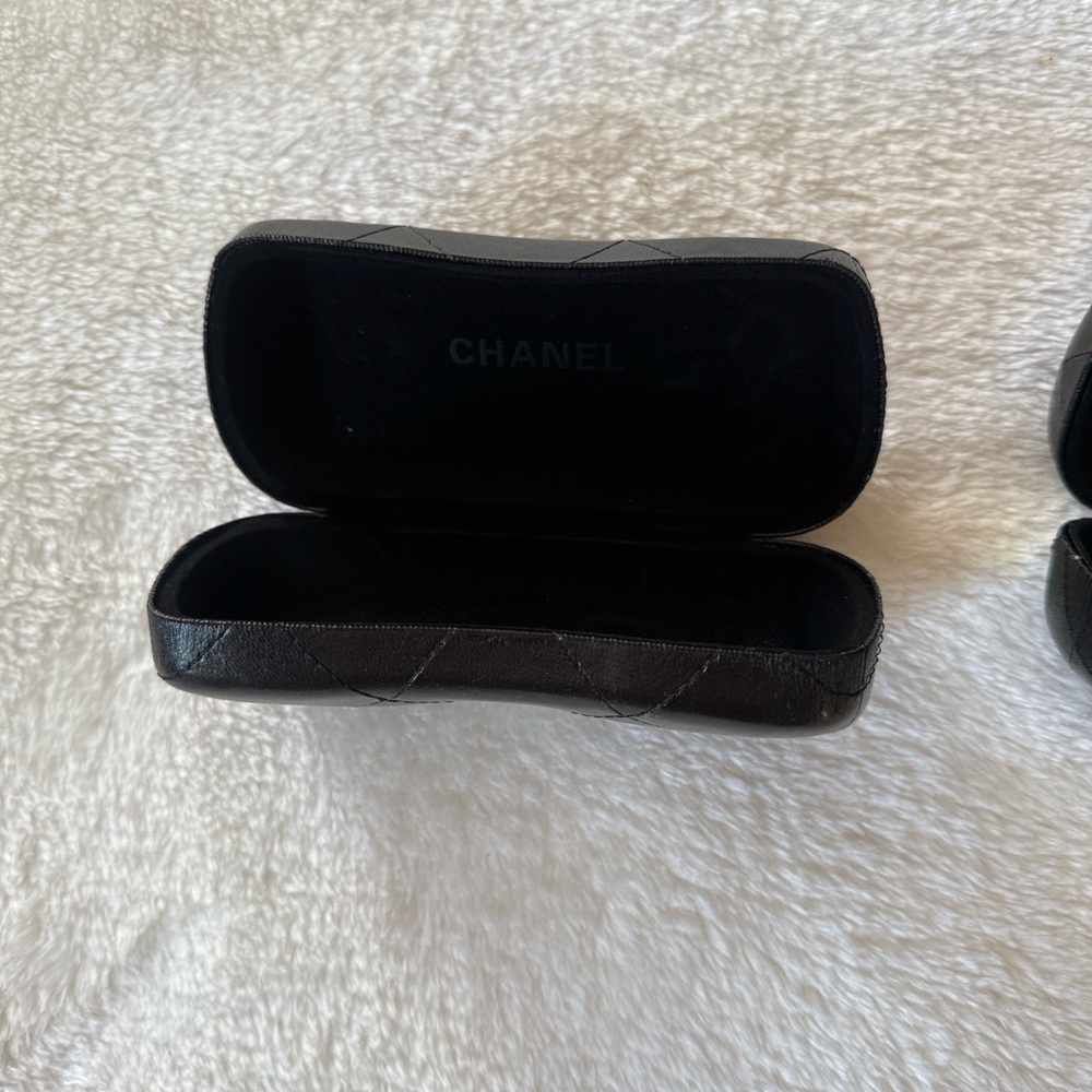 Black Chanel Quilted Eyeglass Cases - Picture 6 of 9